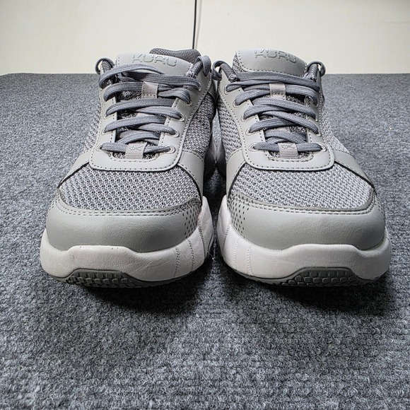 Kuru Mens 8 Wide Grey Walking Athletic Shoes KuruCloud Comfort Quantum 2.0 EUC - Picture 3 of 8